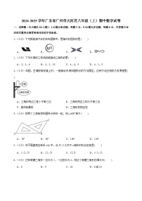 2024-2025学年广东省广州市天河区八年级上学期期中数学试卷（含答案）