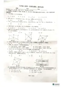 广东省佛山市南海区桂城街道映月中学2025-2026学年九年级上学期10月月考数学试题