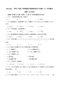 2023-2024学年广东省广州市番禺区华南师大附中七年级上学期月考数学试卷（含答案）