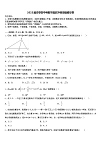 2025届华亭县中考数学最后冲刺浓缩精华卷含解析