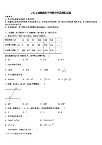 2025届淮南市中考数学全真模拟试卷含解析
