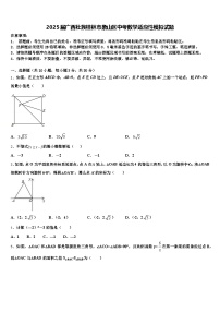 2025届广西壮族桂林市象山区中考数学适应性模拟试题含解析
