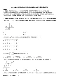 2025届广西壮族自治区百色市靖西市中考数学全真模拟试题含解析