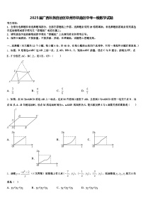 2025届广西壮族自治区钦州市钦南区中考一模数学试题含解析