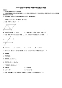 2025届桂林市秀峰区中考数学考试模拟冲刺卷含解析