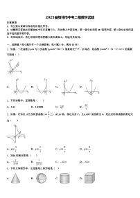 2025届贺州市中考二模数学试题含解析