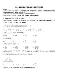 2025届湖北省咸宁市嘉鱼县中考数学四模试卷含解析