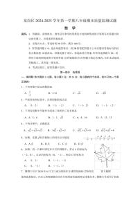 2024-2025学年深圳市龙岗区八年级上学期期末数学试卷含答案