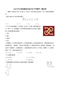 2025年山东省威海市经开区中考数学一模试卷-自定义类型