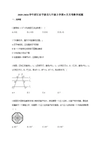 2025~2026学年浙江省宁波市九年级上册9月月考数学试题（含答案）