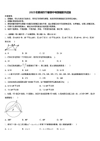 2025年赣州市宁都县中考四模数学试题含解析