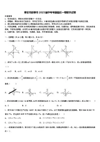 泰安市新泰市2025届中考考前最后一卷数学试卷含解析