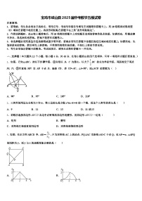 宝鸡市岐山县2025届中考数学五模试卷含解析