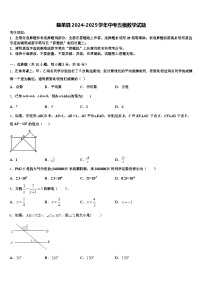 聂荣县2024-2025学年中考五模数学试题含解析