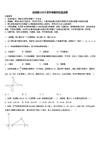 东阿县2025年中考数学仿真试卷含解析