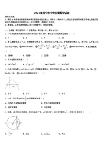 2025年常宁市中考五模数学试题含解析