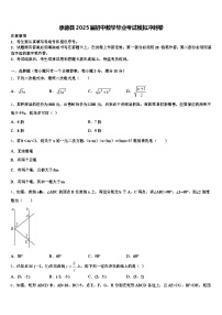 承德县2025届初中数学毕业考试模拟冲刺卷含解析