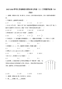 2025-2026学年江苏省南京市联合体七年级（上）月考数学试卷（10月份）-自定义类型