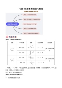 专题04函数的图象与性质解答题模型构建（3大函数5大模型）-2025年中考数学答题技巧与模板构建练习  含答案