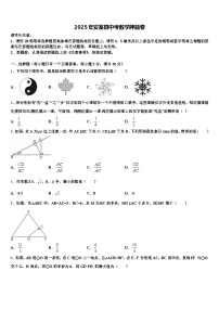 2025年安塞县中考数学押题卷含解析