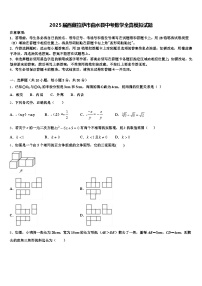 2025届西藏拉萨市曲水县中考数学全真模拟试题含解析