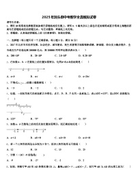 2025年洞头县中考数学全真模拟试卷含解析