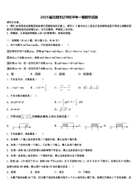 2025届沈阳市辽中区中考一模数学试题含解析