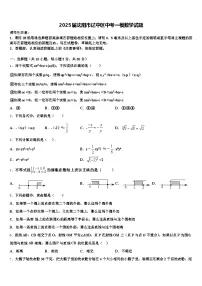 2025届沈阳市辽中区中考一模数学试题含解析