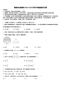 昌都地区昌都县2024-2025学年中考猜题数学试卷含解析