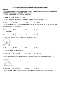 2025届四川省绵阳市安县初中数学毕业考试模拟冲刺卷含解析