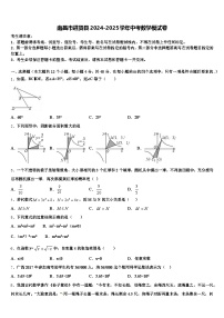 南昌市进贤县2024-2025学年中考数学模试卷含解析