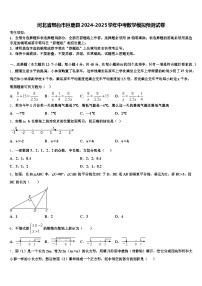 河北省邢台市巨鹿县2024-2025学年中考数学模拟预测试卷含解析