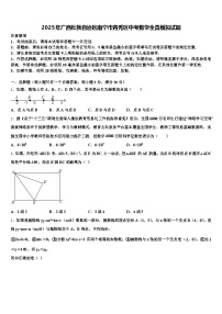 2025年广西壮族自治区南宁市青秀区中考数学全真模拟试题含解析