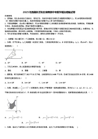 2025年西藏林芝地区察隅县中考数学模拟精编试卷含解析