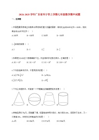 2024~2025学年度广东省兴宁市上册七年级数学期中试卷【附答案】