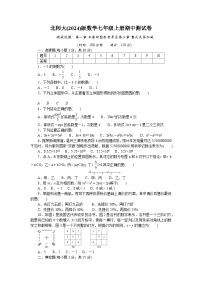北师大(2024)版数学七年级上册期中测试卷（含答案）