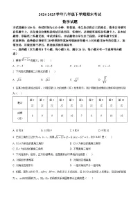 精品解析:四川省自贡市2024-2025学年八年级下学期7月期末数学试题 含答案