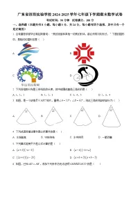 精品解析：广东省深圳实验学校2024-2025学年七年级下学期期末数学试卷含答案