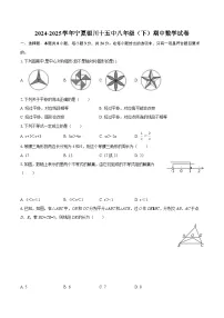 2024-2025学年宁夏银川十五中八年级（下）期中数学试卷-自定义类型
