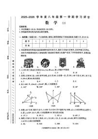 青海省海东市平安区2025-2026学年八年级上学期11月期中数学试题