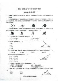 2025~2026济源市冬学段八年级上学期期中考试数学试卷