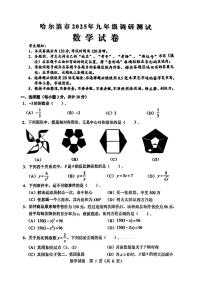 黑龙江省哈尔滨市2025-2026学年九年级上学期期中数学试题