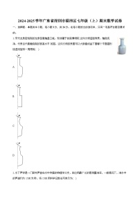 广东省深圳市福田区2024-2025学年七年级上学期期末考试数学试卷  含答案
