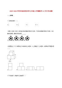 2025~2026学年河南省郑州市七年级上册数学10月月考试题(含解析)