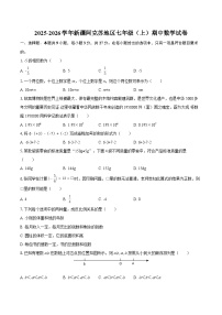 2025-2026学年新疆阿克苏地区七年级（上）期中数学试卷-自定义类型
