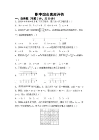 2026年华师大七年级数学下册期中综合素质评价卷（含答案）