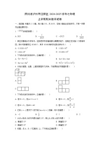 2024~2025学年四川省泸州市江阳区七年级（上）期末数学试题（学生版）