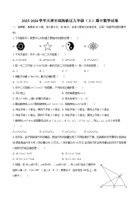 2025-2026学年天津市滨海新区九年级（上）期中数学试卷-自定义类型
