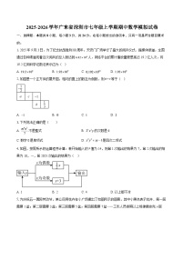2025-2026学年广东省深圳市七年级上学期期中数学模拟试卷-自定义类型