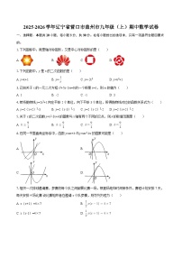 2025-2026学年辽宁省营口市盖州市九年级（上）期中数学试卷-自定义类型